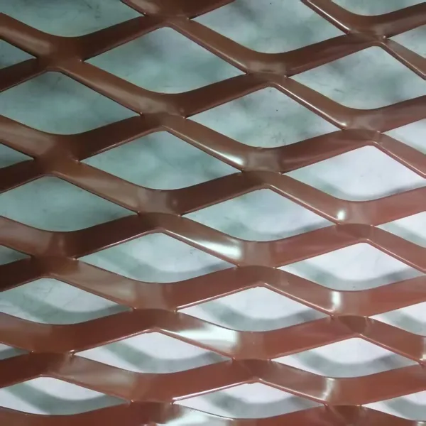 Aluminum Expanded Metal Mesh With Anodized/PVC Coating for Architectural Decoration photo-3