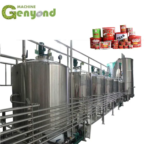 Shanghai Factory Small Scale Industrial Tomato Sauce Ketchup Processing Making Machine Tomato Paste Production Line photo-4