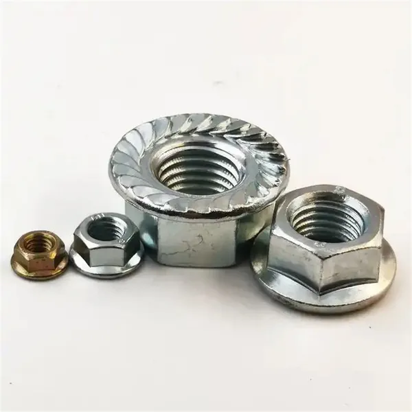 Factory Wholesale DIN 6923 Stainless Steel Flange Nut Self-Locking Custom Collar Nut M6 M7 M8 M10 M12 photo-2