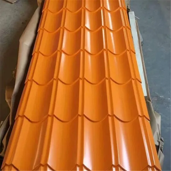 Prepainted Corrugated Steel Sheet Color Coated Roofing Plate SGCC Grade for Container Application photo-2
