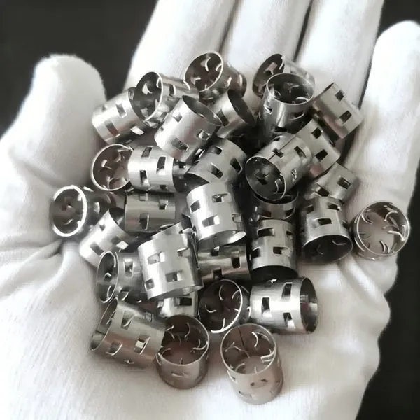 SS316L Metal Pall Ring for Corrosive Chemical Process Towers photo-4