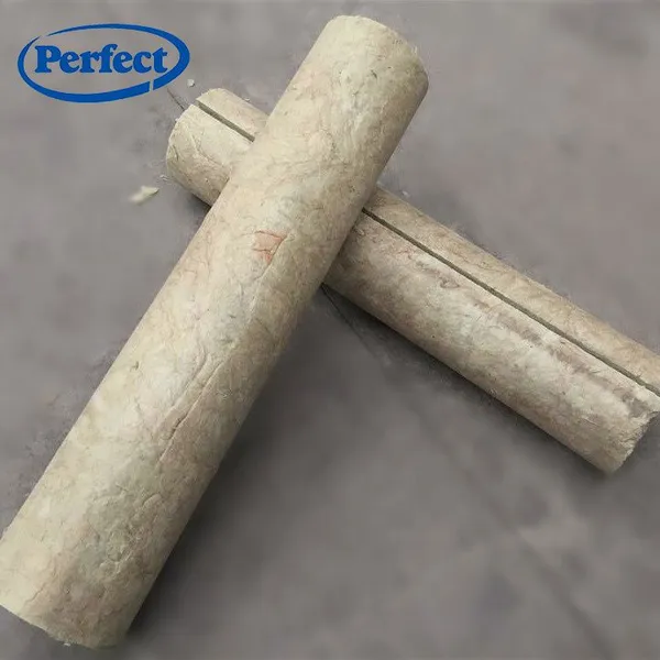 Rock Wool Pipe Insulation Mineral Wool Pipe Section for HVAC Industrial and Building Pipes photo-4