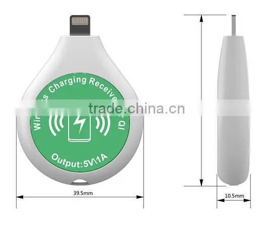 2016 Hot Selling Wireless Charging Receiver for Iphone or Android /qi Wireless Charger photo-2