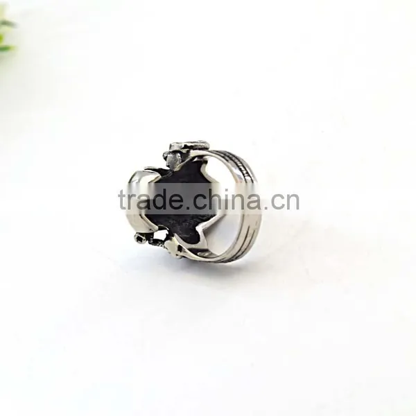 Latest Silver Fashion Jewelry 2016 Big Szie Ring Designs Stainless Steel Rings photo-3