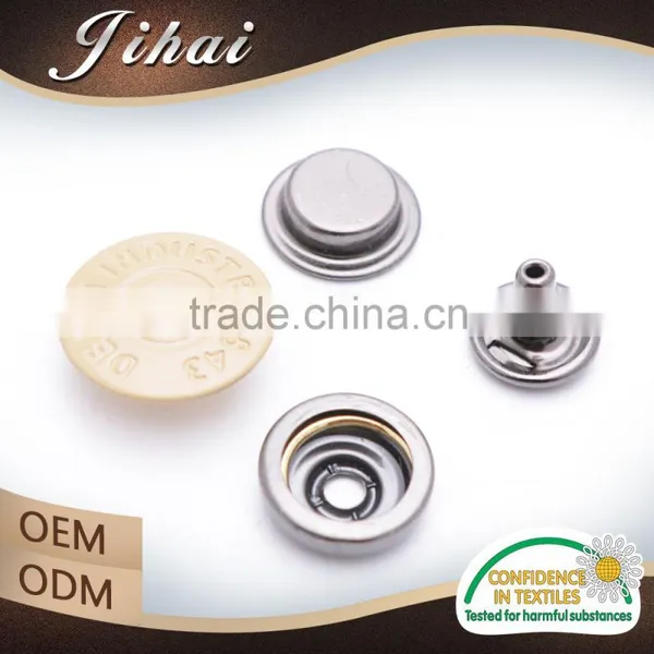 Wholesale Accessories New Fashional Metal Button Snaps For Leather photo-2