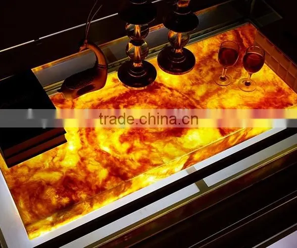 Commercial Furniture Stainless Steel With Plated Gold Modern Design KTV Coffee Table photo-6