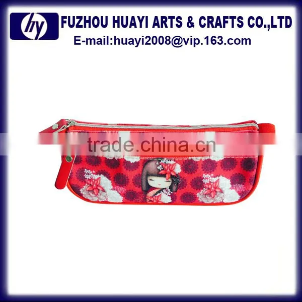 Wholesale Zipper Lock Custom Printed Pencil Case for Teenagers photo-2