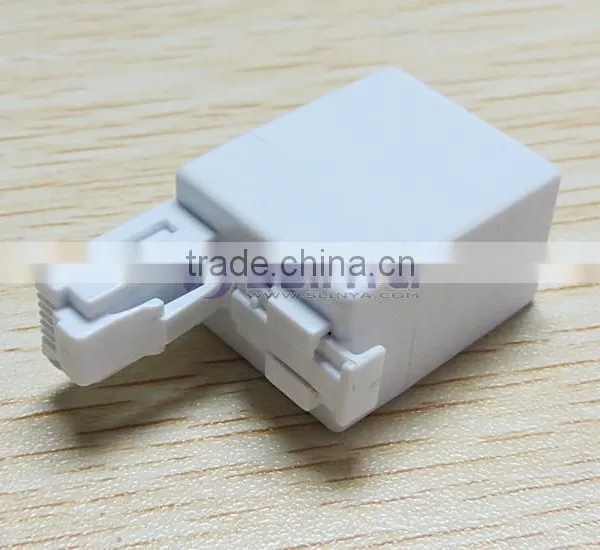 UK TELEPHONE PHONE BT PLUG TO RJ11 SOCKET ADAPTER CONVERTER MODEM FAX photo-5