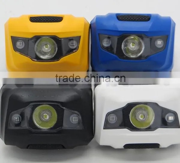 Waterproof Mini Bike Headlight Fishing Headlamp White Red LED Lighting photo-2