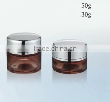 Wholesale Glass Cosmetic Bottle With Sliver Cap and Cosmetic Cream Jar photo-3