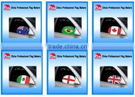 Hot Customized Auto Dealer Promotional Car Mirror Cover Flag photo-6