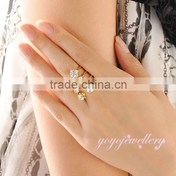 Elegant Copper Gold Plated Dubai Gold Ring Models photo-2