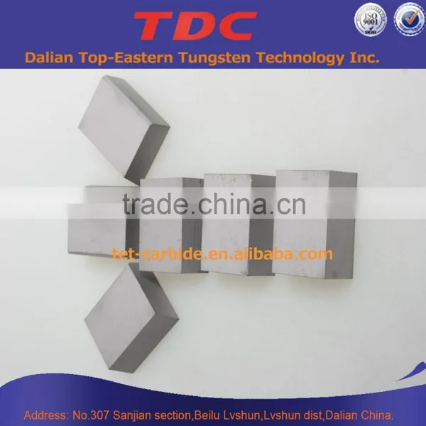 Hip Sintered Tungsten Carbide Brazed Tips From Dalian China