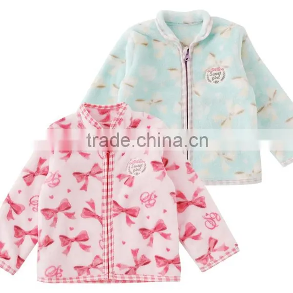 Cute Japanese Wholesale High Quality Product Infant Winter Jackets Baby Child Clothes Kid Toddler Clothing Garment With Ribbon photo-2