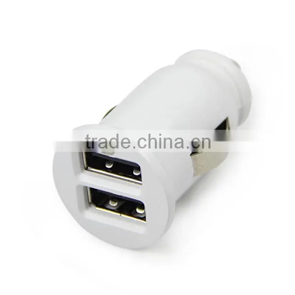 (110127) Dual Micro Usb Car Charger for IPad and Smart Phone photo-3