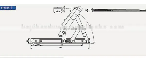 Heavy-duty Friction Stay for Top Hung Window photo-4