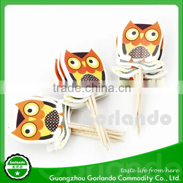 Night Owl Custom Toothpick Flags photo-3