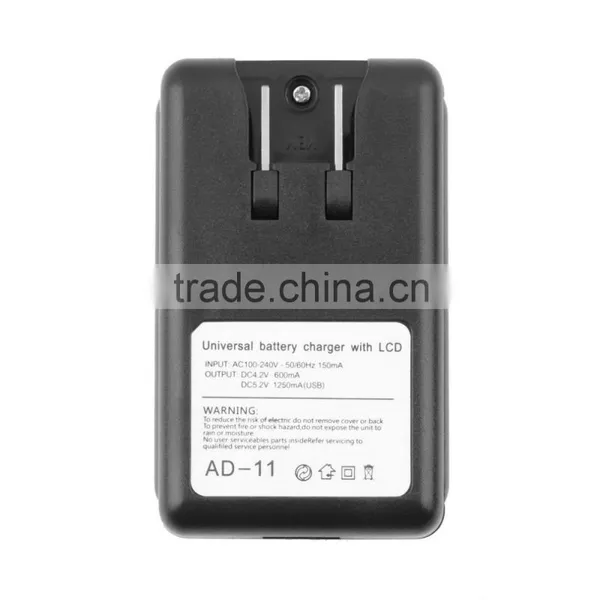 Mobile Universal Battery Charger LCD Indicator Screen For Cell Phones USB-Port photo-4