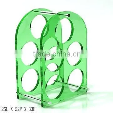 GH-RZ255 Hot Sell and High Quality Acrylic Wine Display Rack, Shatterproof Acrylic Display Rack photo-3