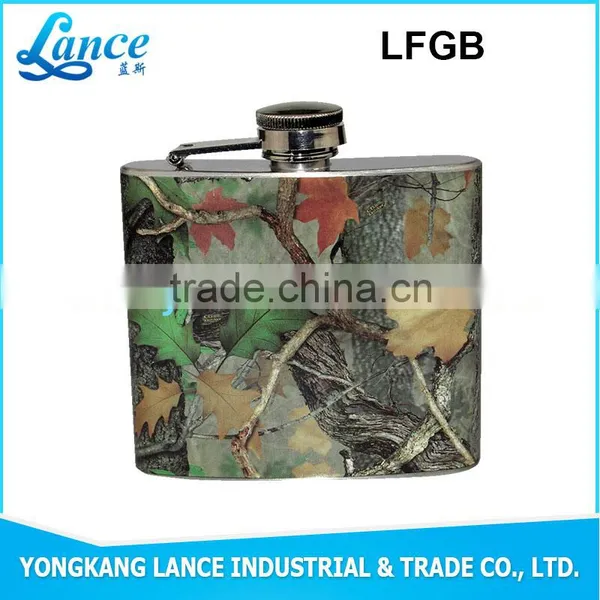 4oz Color Logo Printed Wine Bottle Cheap Price Hip Flask photo-4