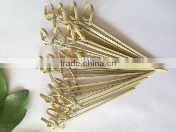 Knotted Bamboo Picks,bamboo Decorative Knot Party Picks ,knot Pick