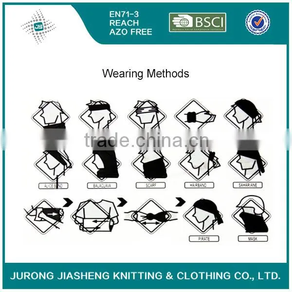 Seamless Unique Pure Color Hoody Beanie Plain Bandana photo-5