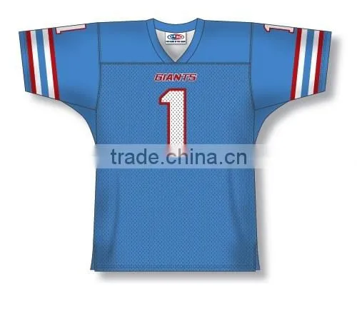 Polyester Spandex Custom Sublimated Giants Ngals American Football Jersey/Shirt