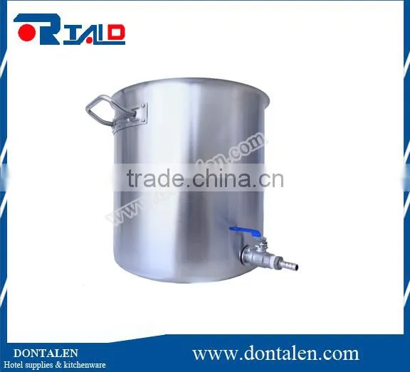 Stainless Steel Stockpot, With Ball Valve