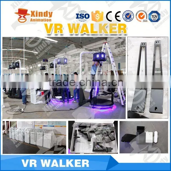 2016 9D VR 360 Angle of View Treadmill Simulator 9D VR Walker in Shopping photo-5