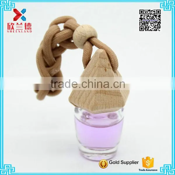 Wholesale Exquisite Wooden Cap for Hanging Car Perfume Bottle photo-6