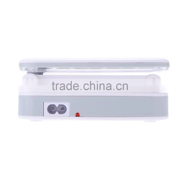 2W Rechargeable LED Table Desk Lamp Light Foldable 24LEDs Eye Protection Bedside Book Reading Lamp for Bed AC110-240V photo-2