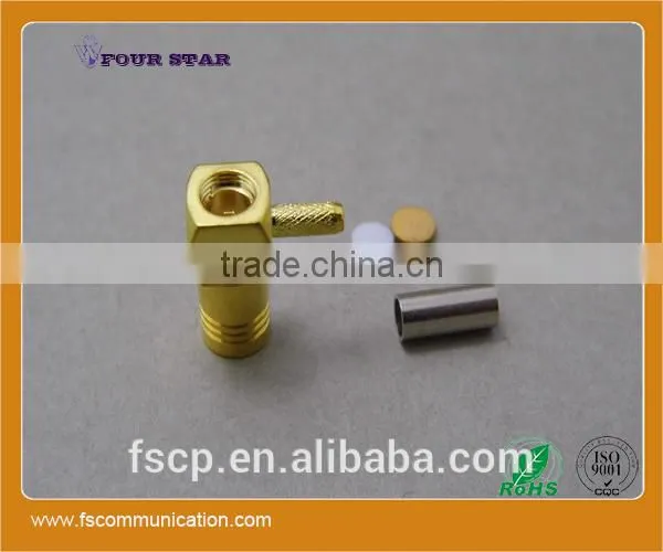SMB Connector Female Crimp Right Angle for RG316 Cable photo-4
