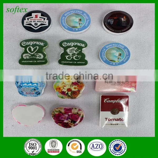 Super Absorbent Promotional Compressed Hand Towel Custom Logo photo-2