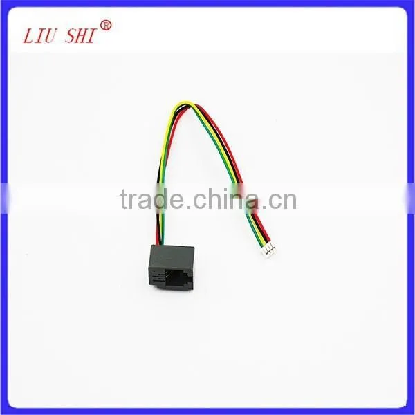 RJ11 6P4C Female Modular Plug to 4pin Wire Harness, Telephone Cable photo-6