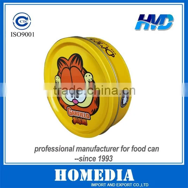 GARFIELED Round Food Can