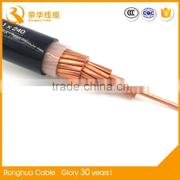 Copper Conductor 300 sq mm Electric XLPE/PVC Armoured Underground dc Power Copper Cable Price per Meter photo-2