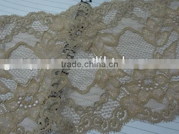 Gold Trimming Lace Wholesale for Girls,lace Curtain-APN4171y-17cm photo-5