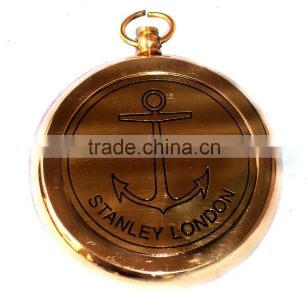 Brass Locket Compass -Gift Compass - Pocket Compass 13498 photo-2