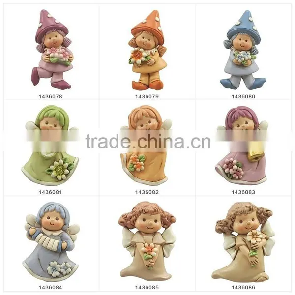 Magnet for Fridge Resin Flower Miniature Fairy Figurine photo-4