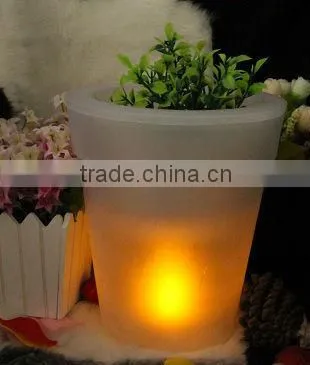 ABS&PS LED Flowerpot Light Water Proof LED VASE Color Changing for Indoor Decoration photo-3