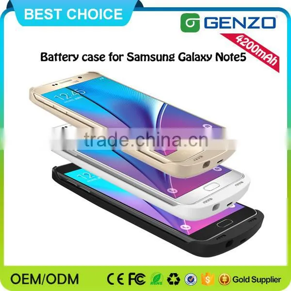 2015 New Arrival 4200mAh Mobile Portable Power Bank Case for Galaxy Note 5 With Nano Hydrating Beauty Instrument photo-2