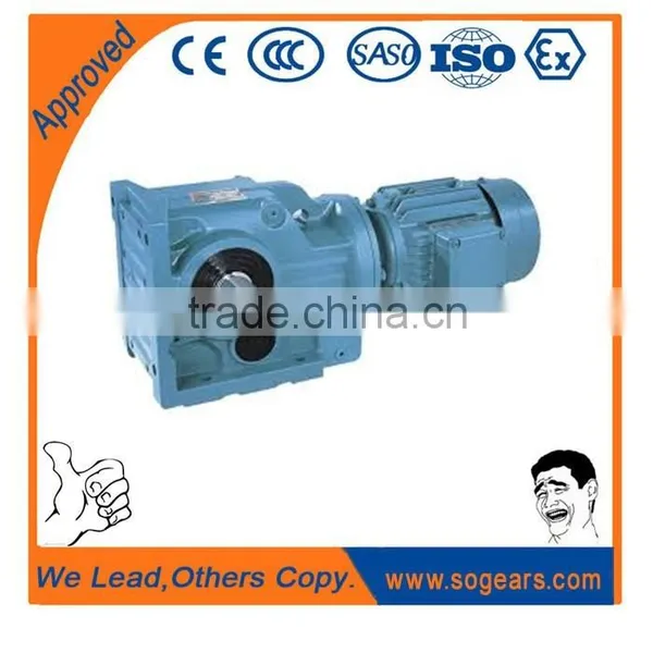 Flexibility Helical Worm Geared Motors Geared Reducers photo-2