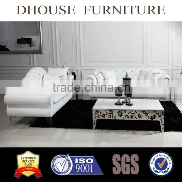 New Classic Chesterfield Style Fabric Sofa With Crystal Buttons AL135