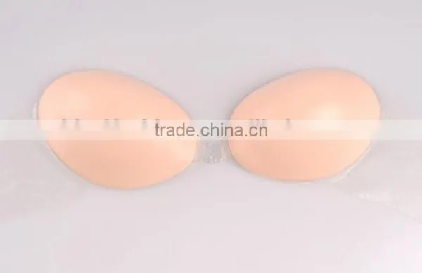Ideal Fashions Reusable Push up Strapless Invisible Backless Adhesive Silicone Bra Strapless V Bra Silicone Invisible Bra Silico photo-3