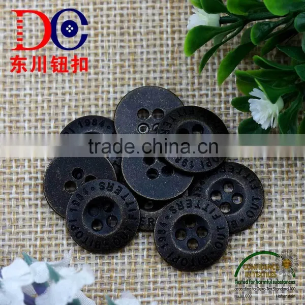 Zinc Alloy Metal 4 Holes Sewing Button for Baby Clothing photo-6