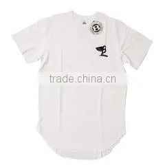 100% Cotton Men and Ladies Unisex Elongated T-shirt