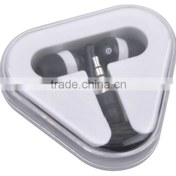 Earphone Manufacturer Gift Earbud With Triangle Box photo-5
