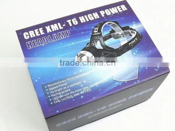 T80 Multifunction High Power Led Headlamp 10w Xml t6 Rechargeable 400 Lumen Headlamp Headlight photo-2