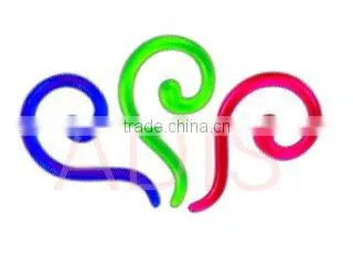 Ear Spiral in Acrylic Material 1.2-24mm