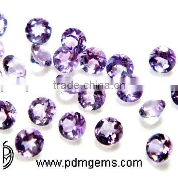 Amethyst Semi Precious Gemstone Round Cut For Silver Band From Manufacturer/Wholesaler photo-2